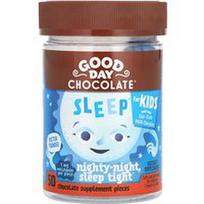 Good Day Chocolate, Miego papildas vaikams, šokoladas, 1 mg, 50 vnt.