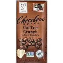 Chocolove, Kavos traškučiai juodajame šokolade, 55 % kakavos, 90 g