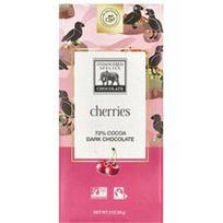 Endangered Species Chocolate, Vyšnių juodasis šokoladas, 72 % kakavos, 85 g