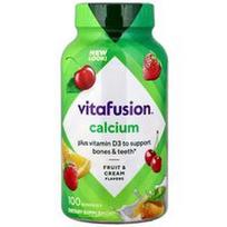 VitaFusion, Kalcio guminukai, vaisių ir grietinėlės, 100 guminukų