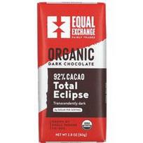 Equal Exchange, Ekologiškas juodasis šokoladas, „Total Eclipse“, 92 % kakavos, 80 g