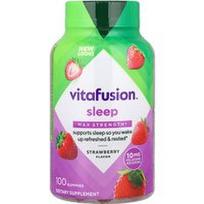 VitaFusion, Miego guminukai, maksimalaus stiprumo, braškių skonio, 100 guminukų