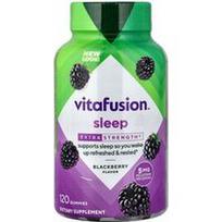 VitaFusion, Miego guminukai, gervuogių skonio, 120 guminukų (2,5 mg viename guminuke)