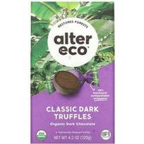 Alter Eco, Ekologiški klasikiniai juodieji triufeliai, juodojo šokolado, 120 g