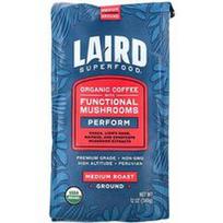 Laird Superfood, Funkcinė grybų kava, perform, malta, vidutinio skrudinimo, 12 oz (340 g)