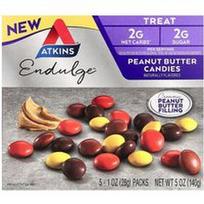 Atkins, „Endulge™“, žemės riešutų sviesto saldainiai, 5 batonėliai po 28 g