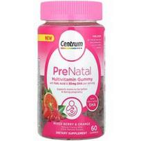 Centrum, Prenatal multivitaminų guminukai, mišrių uogų ir apelsinų, 60 guminukų
