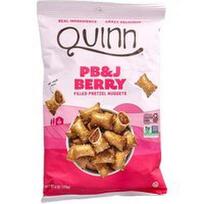 Quinn Snacks, Įdaryti riestainių gabaliukai, su žemės riešutų sviesto ir žele uogomis, 170 g