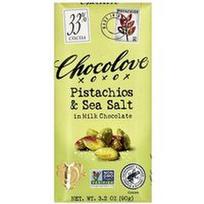 Chocolove, Pieno šokolade su pistacijomis ir jūros druska, 33 % kakavos, 90 g