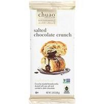 Chuao Chocolatier, Juodojo šokolado plytelė, sūdyto šokolado traškučiai, 80 g