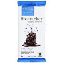Chuao Chocolatier, Juodojo šokolado plytelė, „Firecracker™“ sprogstantys saldainiai, 80 g