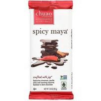 Chuao Chocolatier, Juodojo šokolado plytelė, „Spicy Maya®“, 80 g