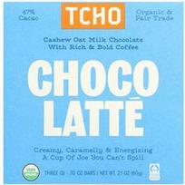 TCHO, Pieninis šokoladas su kava „Choco Latte“, 47 % kakavos, 3 batonėliai po 0,70 uncijos