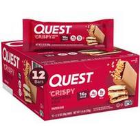 Quest Nutrition, Baltymų batonėlis, traškus žemės riešutų sviestas ir želė, 12 batonėlių po 60 g (2,12 uncijos)