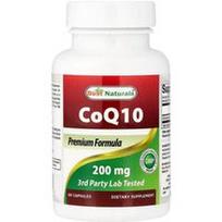 Best Naturals, Kofermentas Q10, 200 mg, 60 kapsulių