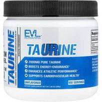 EVLution Nutrition, Taurinas, be skonio, 200 g