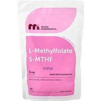 Micro Ingredients, L-metilfolatas 5-MTHF, 240 minkštųjų kapsulių