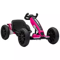 Vaikiškas elektrinis kartingas, 12 V, 2 varikliai, 4 padėčių reguliavimas, švelnus startas, EVA ratai, LED žibintai