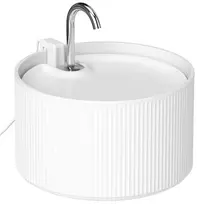 Kačių fontanėlis, 2,2 l, keraminis, su 4 pakopų filtravimo sistema, 2 režimai, 1 filtras ir kempinė, itin tylus siurblys, be BPA