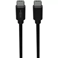 ANSMANN USB-C į USB-C duomenų ir įkrovimo laidas 2m juodas 60W PD