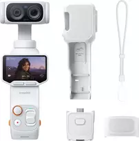 Insta360 Luna Ultra Standard Bundle kišeninė gimbalinė kamera, Stellar White (LUNA02)
