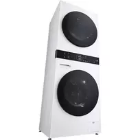 LG WashTower WT1210WWF 12kg skalbimo ir džiovinimo mašina su šilumos siurbliu, balta