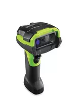 Zebra DS3678-XR itin tvirtas žalios spalvos su vibraciniu varikliu šakinio krautuvo laikiklis su USB įkrovimo komplektu - brūkšninių kodų skaitytuvas