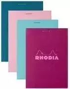 Rhodia No. 11 A7 kvadratinis bloknotas, įvairių spalvų, 80 lapų, 10 vnt. paketas 11295C
