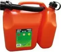 EDA kombinuota degalų ir alyvos kanistrė 6 L + 2,5 L dviejų kamerų raudona/juoda 010169 O SX6