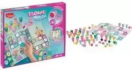 Maped Creativ Princess savaiminio spausdinimo antspaudų rinkinys, 6 antspaudai, plastikas, kartoninė dėžutė, įvairių spalvų rašalas 907072