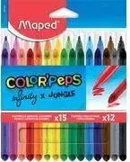 Maped INFINITY & COLOR'PEPS dailės rinkinys, 27 dalių, įvairių spalvų, kartoninė dėžutė 984744