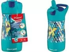 Maped PICNIK vaikiškas nerūdijančio plieno gertuvė 0,43L Dragon Green/Blue 871295