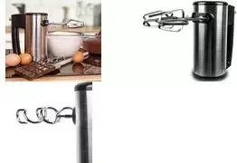 Little Balance Inox 400 rankinis mikseris, 400 W, nerūdijantis plienas, elegantiškas juodas dizainas su nerūdijančio plieno apdaila (LB 8460)