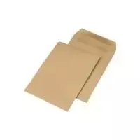 MAILmedia C4 lipnūs rudo kraft popieriaus vokai, 110 g/m², 19,2 g, be langelio (38140/7)