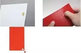 MAUL magnetiniai simboliai apskritimai, 10 mm, raudoni, išpjauti, 100 vienetų (6531125)