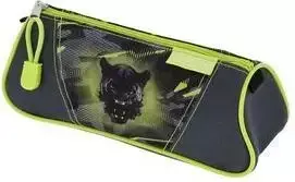 HERLITZ Trikampis penalas Wild Panther poliesteris, 1 skyrius su užtrauktuku 400205919