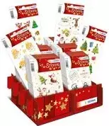 HERMA Weihnachts-Sticker DECOR Glitzernde Weihnachtszeit Display – blizgūs kalėdiniai lipdukai, 1 display (15624)