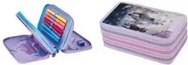 Herlitz TriCase Whisper Mane 31 dalių penalas, poliesteris, 3 skyriai, 3 užtrauktukai 400205915