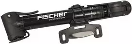 FISCHER mini dviračio siurblys su T formos rankena, juodas, perjungiamas aukštas slėgis / didelis tūris, teleskopinis - 1 vnt. (85581)