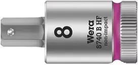 Wera Zyklop 8740 B HF 3/8 colio šešiakampė galvutė, 8 mm, su laikymo funkcija 05003039001