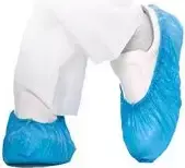 HYGOSTAR CPE antbačiai HYGOMAT mėlyni, 0,06 mm, universalaus dydžio, skirti įėjimui į švarias patalpas - 1 vnt. (2850H)