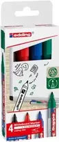 EDDING 360 Whiteboard Marker rinkinys, įvairių spalvų, 1,5-3,0 mm, 4 vnt. (4-360-4-2)