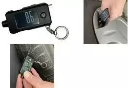 IWH skaitmeninis padangų slėgio ir protektoriaus gylio matuoklis su LCD ekranu, PSI, KPa, bar, kg/cm², 1 vnt. (75562)