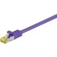 Wentronic Cat.7 S/FTP tinklo prievado kabelis, RJ45 į RJ45, 0,25 m, auksuoti kontaktai, 10Gbps, 600 MHz 91573