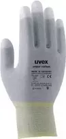Uvex Unipur Carbon Nailono Megztos Apsauginės Pirštinės, PU Dengtos Delnas ir Pirštų Galai, ESD Saugios, Dydis 8 6055608