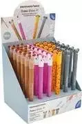 FABER-CASTELL EBERHARD FABER Animal Erase it! gelinis rašiklis, 36 vnt. rinkinys, mėlynas rašalas, 0,7 mm, trinamas, papildomas 560109