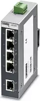 Phoenix Contact FL SWITCH SFNB 5TX pramoninis Ethernet komutatorius, 5 prievadų 10/100Mbps, DIN bėgelis, 24 V DC 2891001