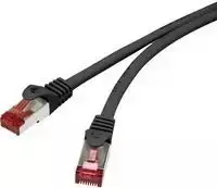 Renkforce RF-4979742 Cat6 S/FTP tinklo kabelis, RJ45, 3m, juodas