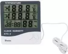 Bradas WL-M21 White Line skaitmeninė orų stotelė su belaidžiu lauko temperatūros jutikliu, patalpų/lauko temperatūra -10°C iki 70°C, balta