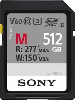 Sony M-Series SDXC 512GB UHS-II atminties kortelė, C10, U3, V60 (SFM512.SYM)
